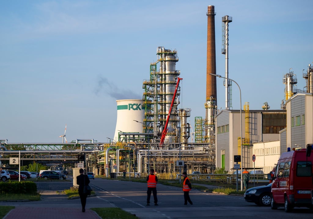 Das Industriegelände der PCK-Raffinerie GmbH.
