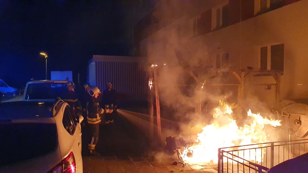 Die Feuerwehr musste zum Löscheinsatz.