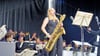 Jazz-Festival Jerichow 2022: Charlotte Lang brillierte am Bariton-Saxofon.