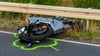 Ein Motorradfahrer aus Halle ist auf der B100 bei Gräfenhainichen verunglückt. 