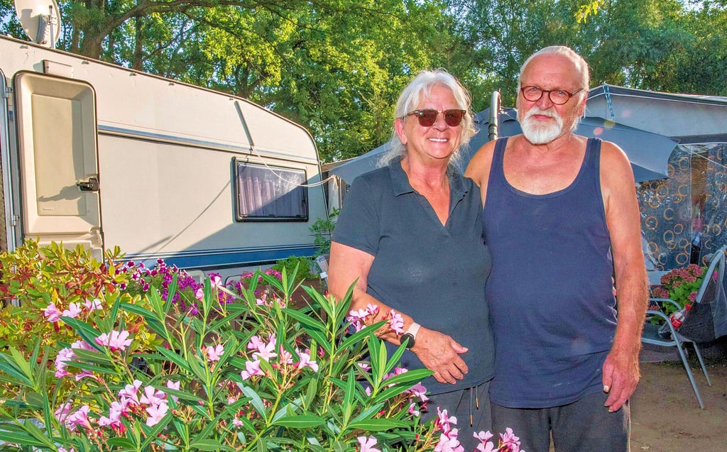Besser geht es nicht, finden Gabriela und Jens-Sören Rühmann, die neu auf dem Campingplatz an der Adria sind.