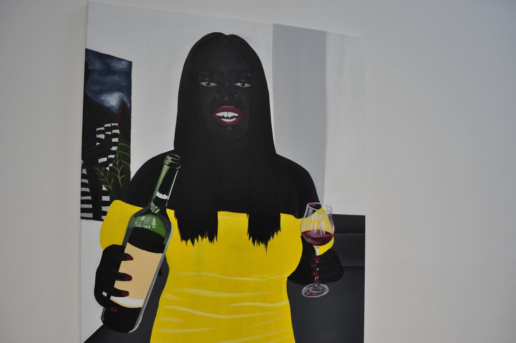 Zandile Tshabalalas "A Glass Of" gehört zu den Bildern, die derzeit in Magdeburg gezeigt werden.
