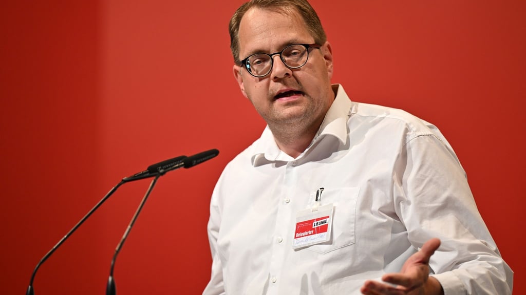 Sören Pellmann (Die Linke) spricht.