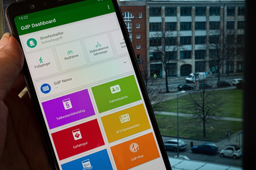Für Profis gemacht - praktisch für Laien: Die App „GdP“ von der Gewerkschaft der Polizei.