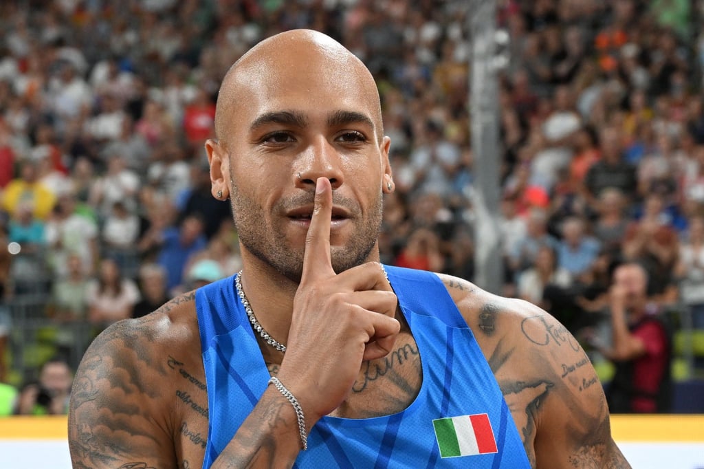 Siegte über 100 Meter: Der Italiener Lamont Marcell Jacobs.