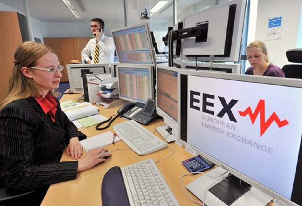 An der Leipziger Energiebörse EEX werden die Strompreise im Großhandel ermittelt.