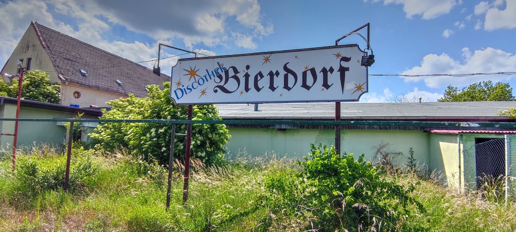 Kein Betrieb mehr im "Bierdorf".