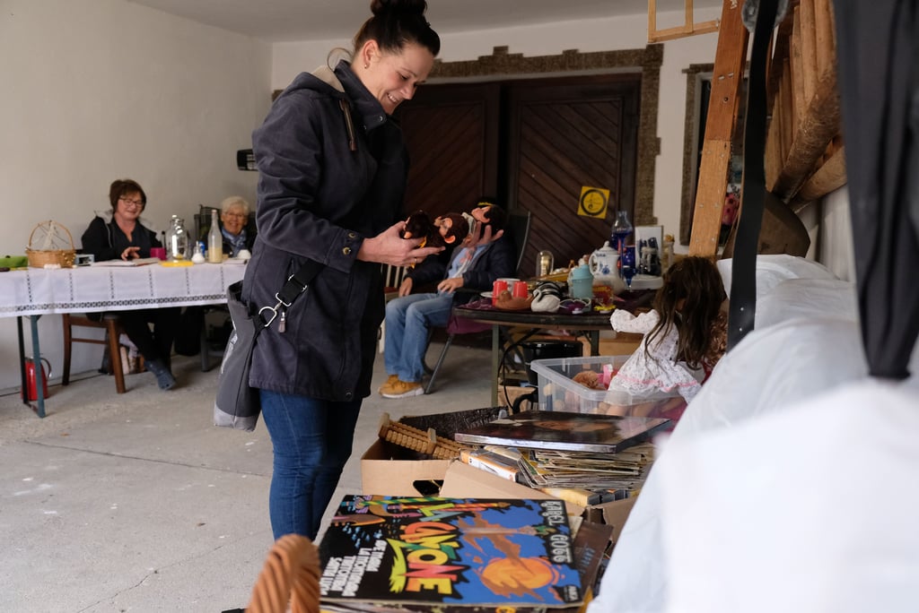 Wie hier zur Premiere im Oktober 2019 sollen in Timmenrode wieder Garagen, Höfe und Vorgärten sich zu einem großen Flohmarkt zusammenfinden.