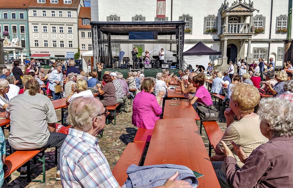 So etwa wird es am 7. September wieder auf dem Wittenberger Marktplatz aussehen. Dann ist Seniorenaktionstag.
