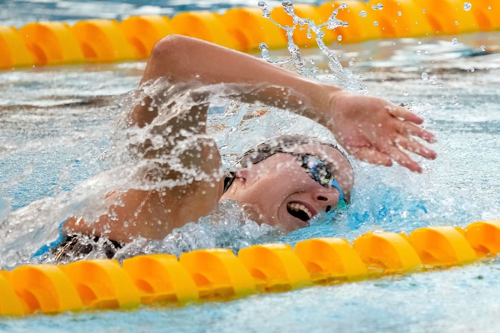 Schwimmt über 400 m Freistil zum Sieg: Marie Isabel in Aktion.