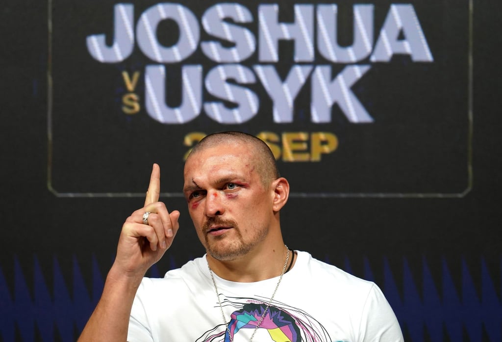 Der ukrainische Boxer Oleksandr Usyk kämpft am 20. August gegen Anthony Joshua.