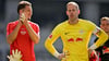 Janis Blaswich (l.) ersetzte RB-Stammkeeper Peter Gulacsi (r.) gegen Union Berlin