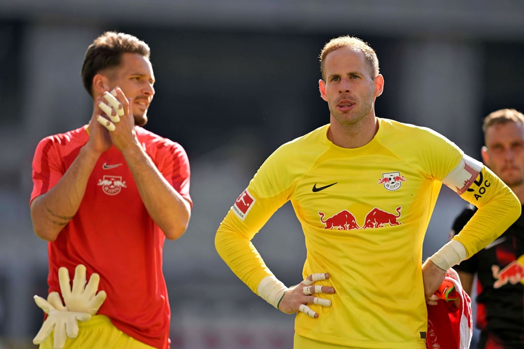 Janis Blaswich (l.) ersetzte RB-Stammkeeper Peter Gulacsi (r.) gegen Union Berlin