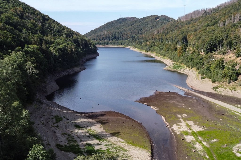 Der Oderstausee im Harz.