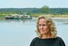 Bundesumweltministerin Steffi Lemke informiert sich über die Umweltkatastrophe an der Oder.