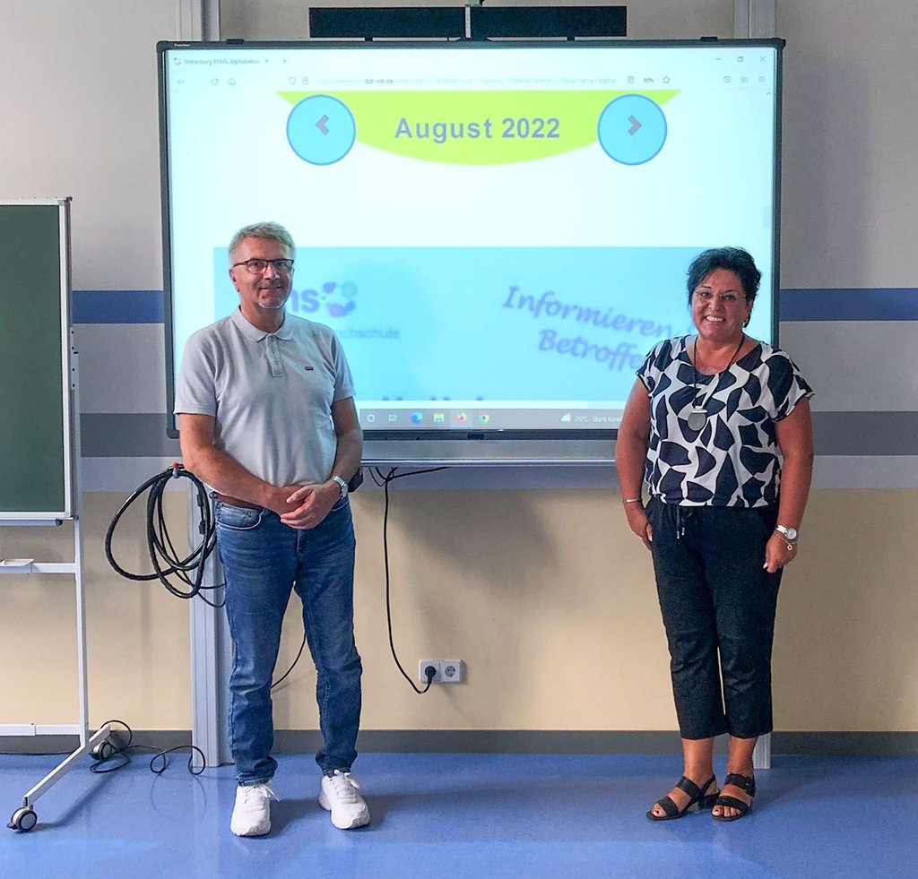 Stellen das Programm vor: Thomas Sagner und Irka Schmidt