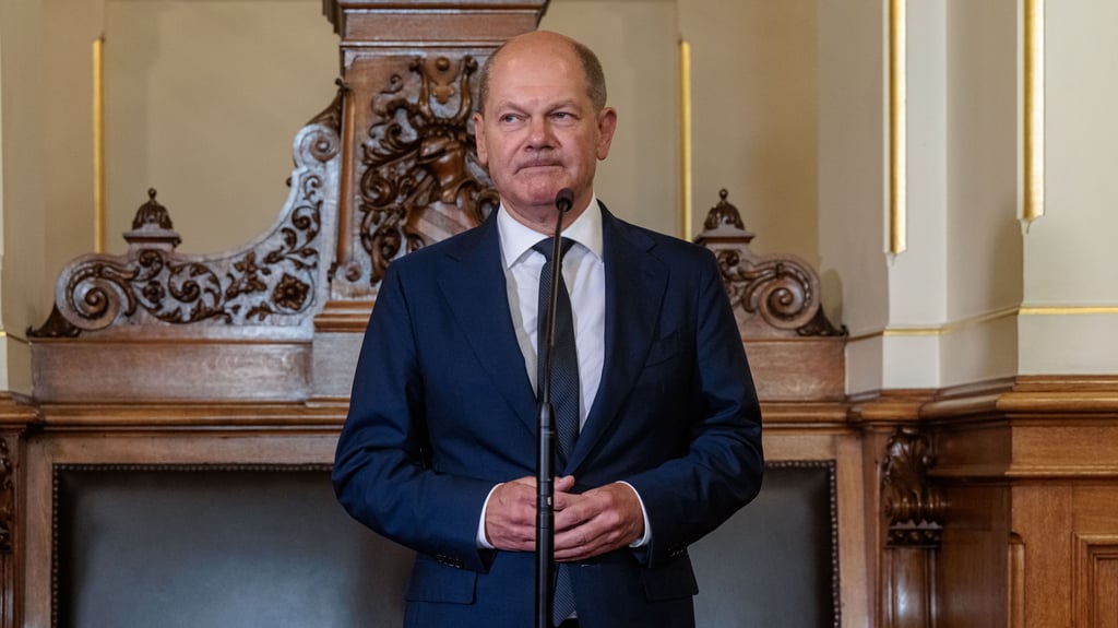 Bundeskanzler Olaf Scholz (SPD) wird von der Kreishandwerkerschaft Halle-Saalekreis kritisiert.
