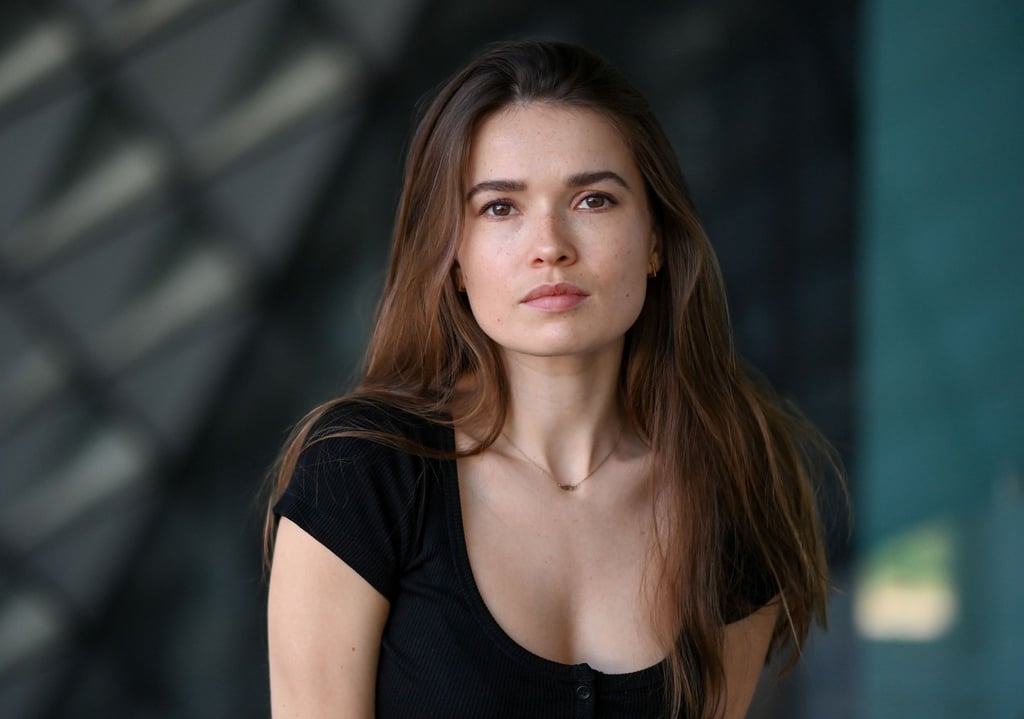 Schauspielerin Zoe Moore war im Frauenfußball aktiv.