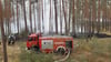 Insgesamt mussten die Feuerwehrleute einen Hektar Nadelwald zwischen Genthin und Nielebock löschen.