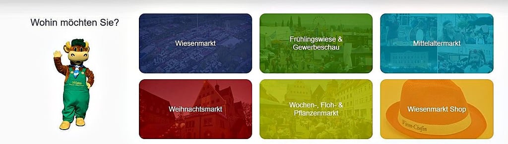 So unter anderem sieht es auf der neuen Homepage auf.