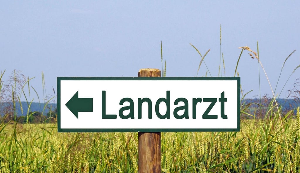 Solche Schilder, die den Weg zur nächsten Landarztpraxis weisen, dürften in Zukunft seltener werden. (Symbolfoto)