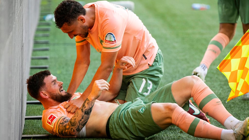 Überwätigt nach dem Siegtreffer gegen Dortmund: Oliver Burke