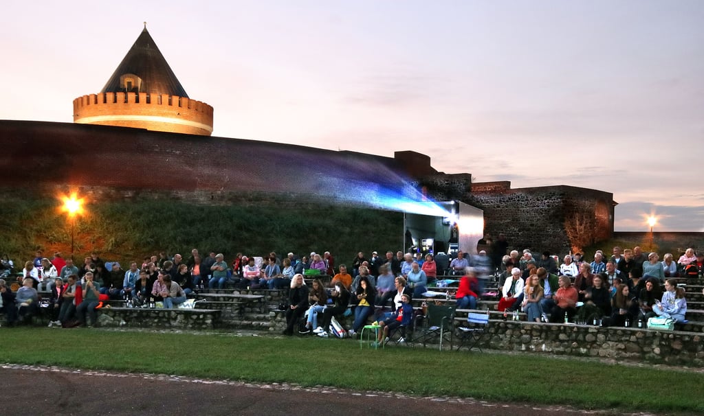 Viele Besucher kamen zur Kinonacht auf der Freilichtbühne in Lindau.