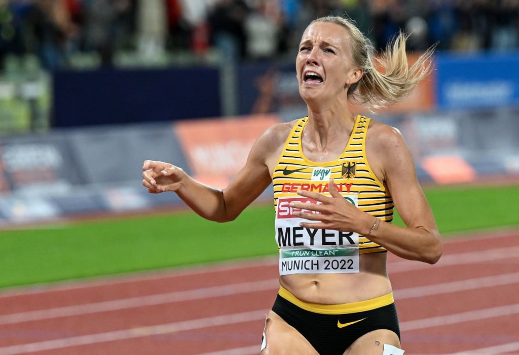Nach einer Panne bei der WM in Eugene, begeistert Lea Meyer nun bei der EM in München.