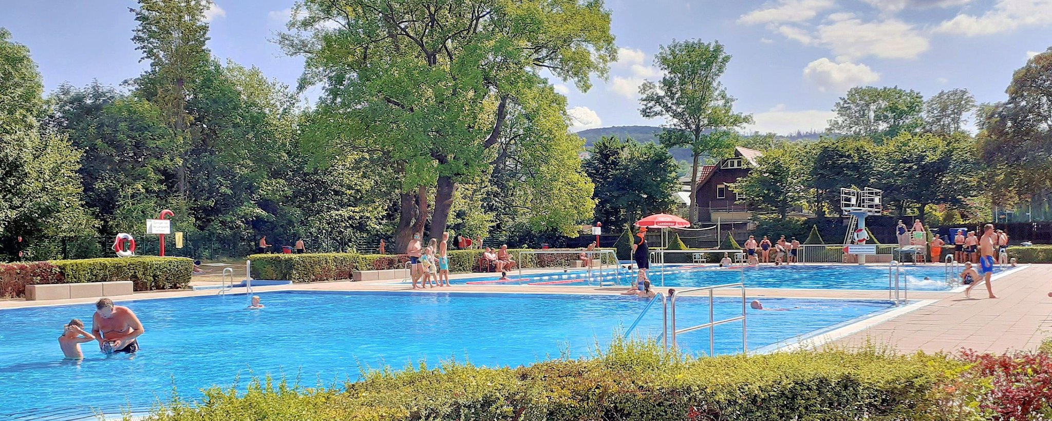 Freibad Heißer Sommer in Wernigerode Waldhofbad reißt diese Rekordmarke