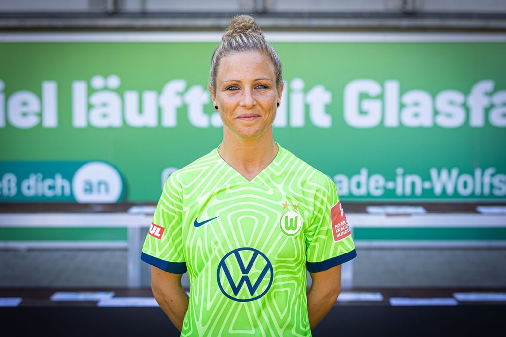 Svenja Huth in Wolfsburg.