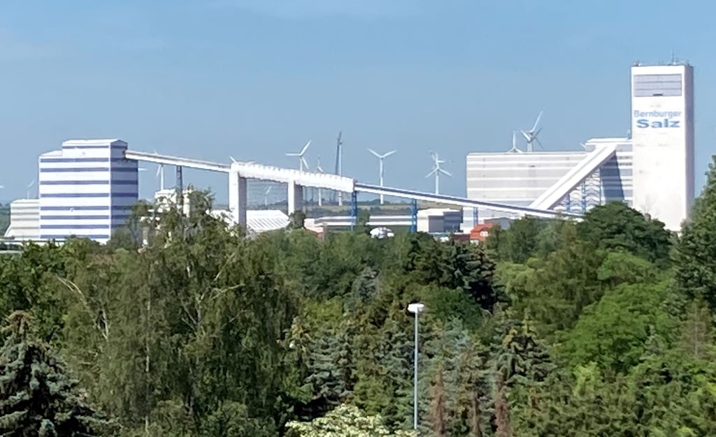 Das Steinsalzwerk in Bernburg von K+S.