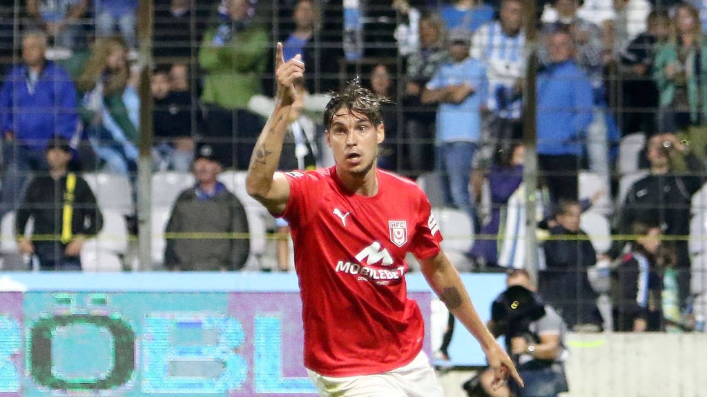 HFC-Stürmer Andor Bolyki erzielte bei 1860 München sein erstes Saisontor.