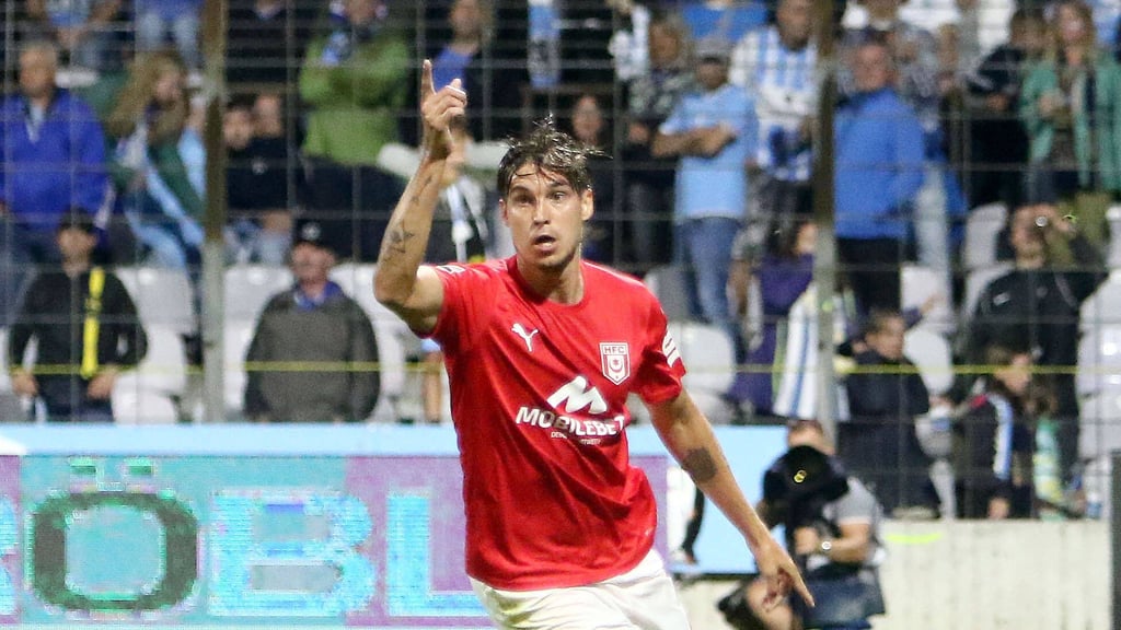 HFC-Stürmer Andor Bolyki erzielte bei 1860 München sein erstes Saisontor.
