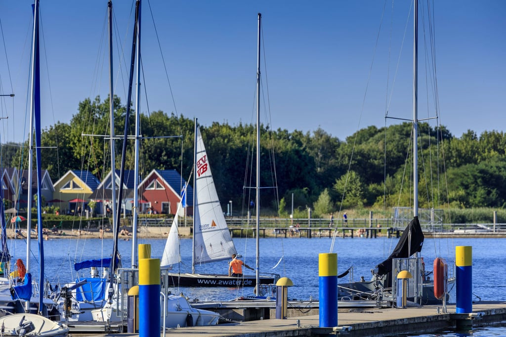Marina am Goitzschesee bei Bitterfeld