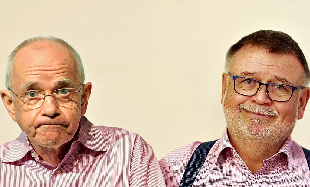 Hans-Günther Pölitz und Manfred Breschke kriegen in der Zwickmühle nicht genug.