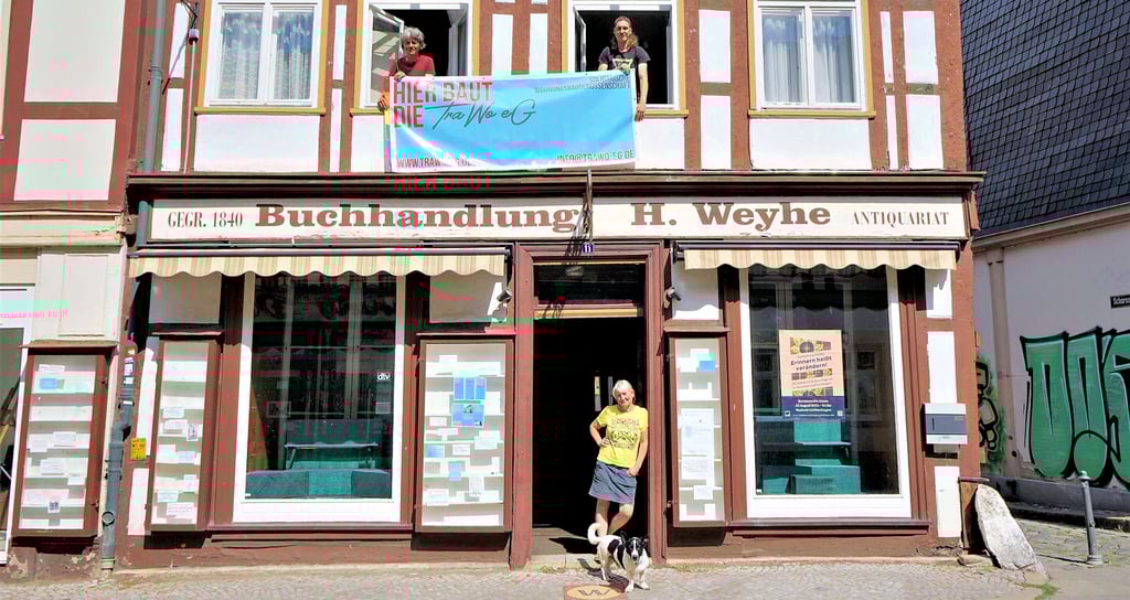Es zählt zu den bekannten Fachwerkhäusern in Salzwedel: Der ehemalige Buchhandel von Helga Weyhe (✝).