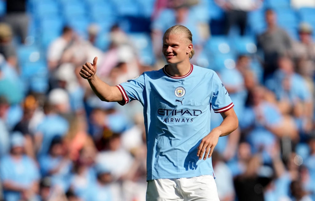 Erling Haaland war vor seinem Wechsel zu Manchester City auch bei den Bayern ein Thema.