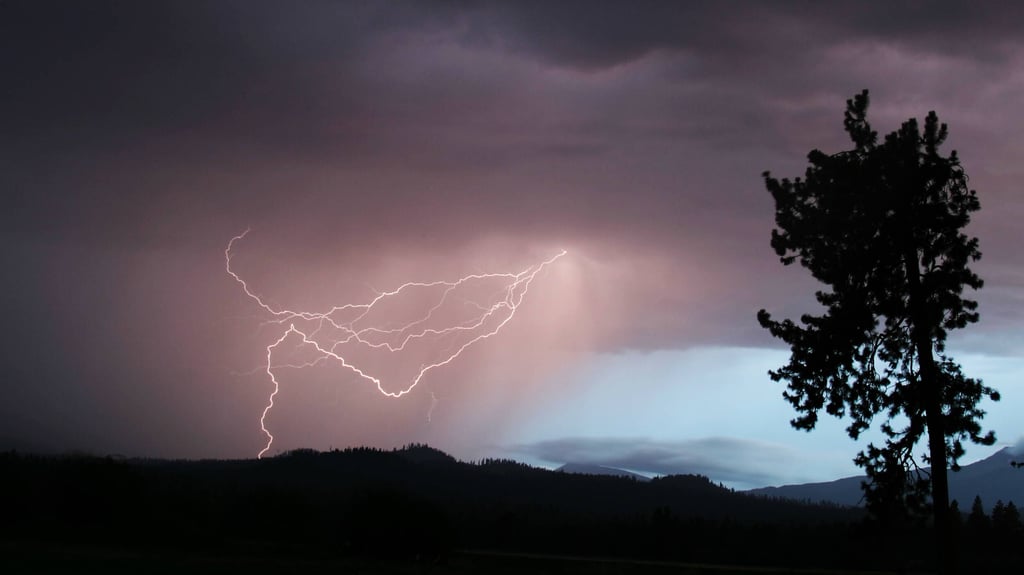 Erst erscheint der Blitz, dann ertönt der Donner. Gewitter sind beeindruckende Naturschauspiele.