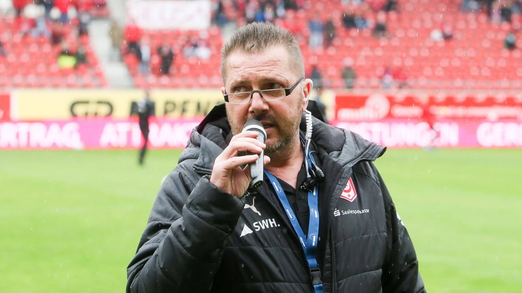Markus Hein ist eine Institution beim Halleschen FC - doch macht er nach 16 Jahren als Stadionsprecher Schluss.