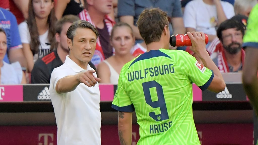 Niko Kovac und Max Kruse sind in Wolfsburg momentan nicht die besten Freunde.