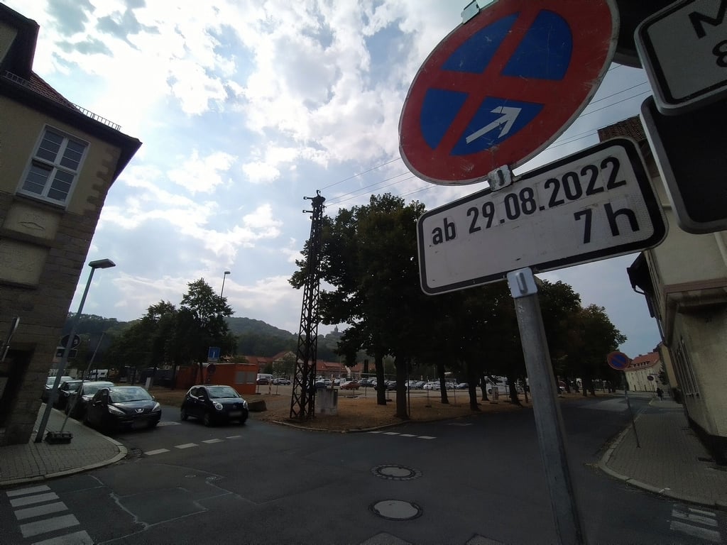 Die Kreuzung Kohlgartenstraße/ Wegestraße am Anger-Parkplatz in Wernigerode wird gesperrt.