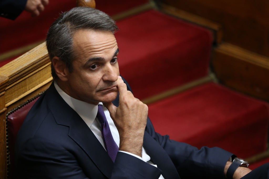 Sieht keinen Grund sein Amt niederzulegen: Kyriakos Mitsotakis.