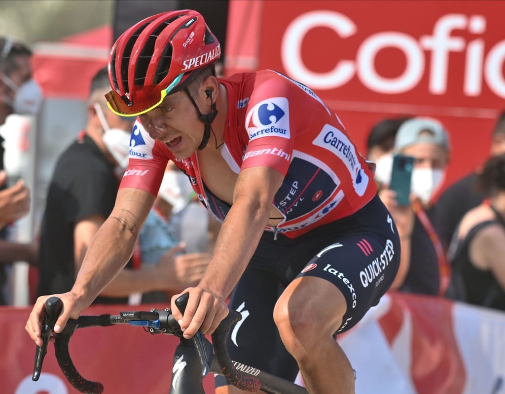 Der Belgier Remco Evenepoel baut seinen Vorsprung in der Gesamtführung aus.