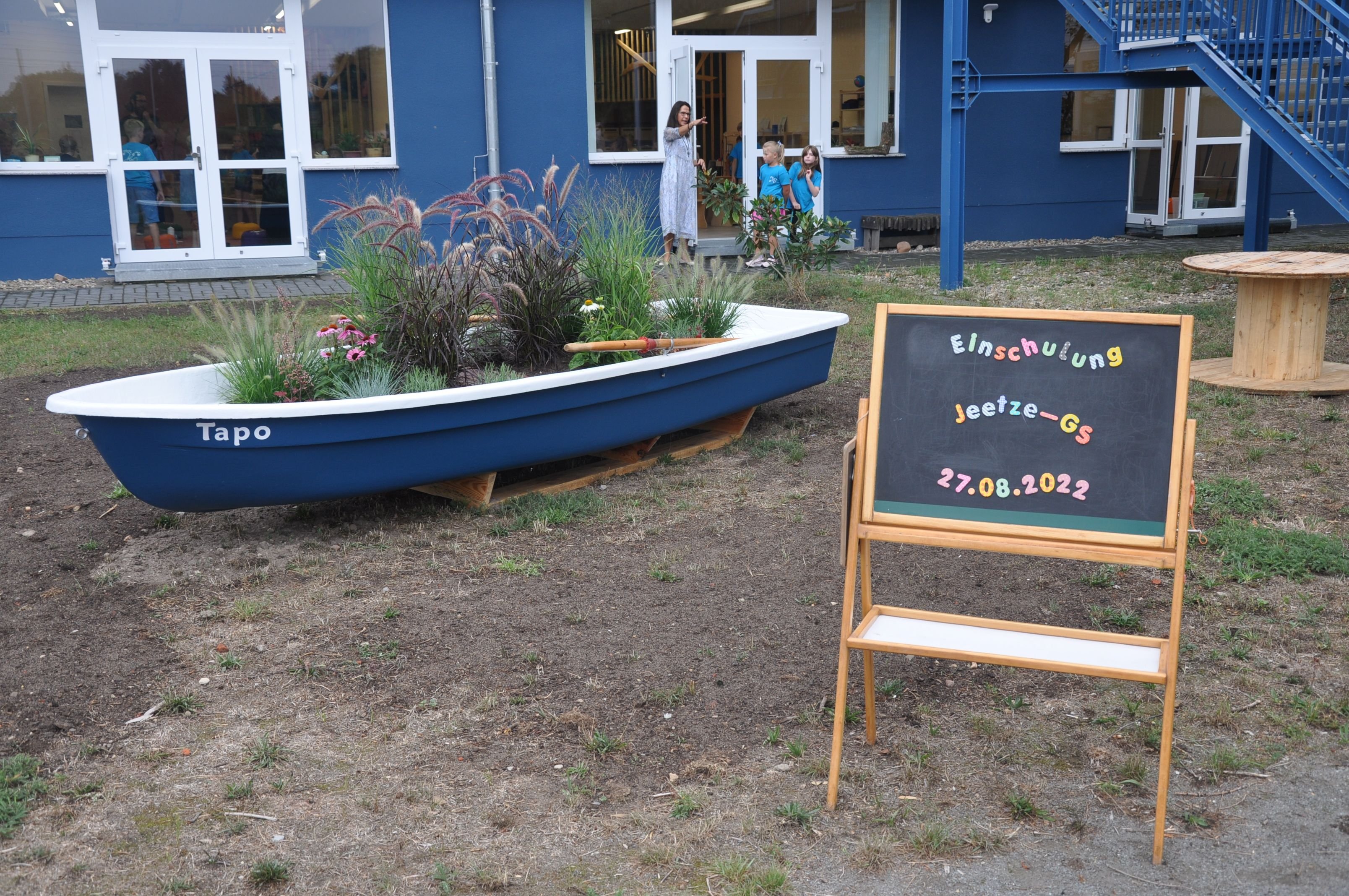 Neue Grundschule: Warum auf dem Schulhof der Jeetze-Schule in Salzwedel ein Boot steht