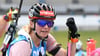 Franziska Hildebrand aus Köthen blieb bei der Biathlon-Sommer-WM in Ruhpolding ohne Top-Platzierung.