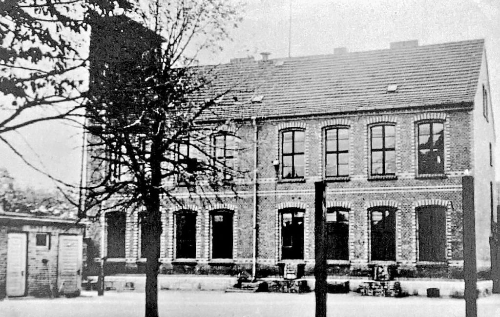 Die Schule in Alt-Nachterstedt, die abgerissen wurde.