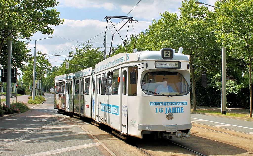 Triebwagen 003 auf einer Fotosonderfahrt am 26. Juni 2016.