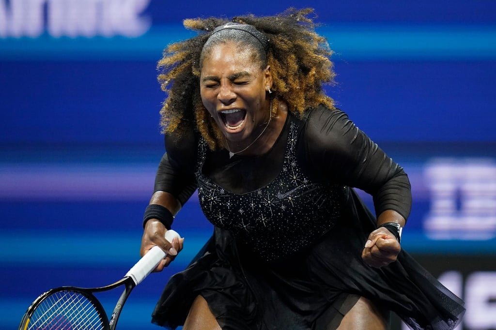 Weiter: Serena Williams feiert ihren Sieg gegen Danka Kovinic.