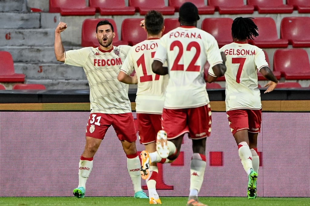 Wird verletzt für AS Monaco wohl länger ausfallen: Kevin Volland feiert einen Treffer.