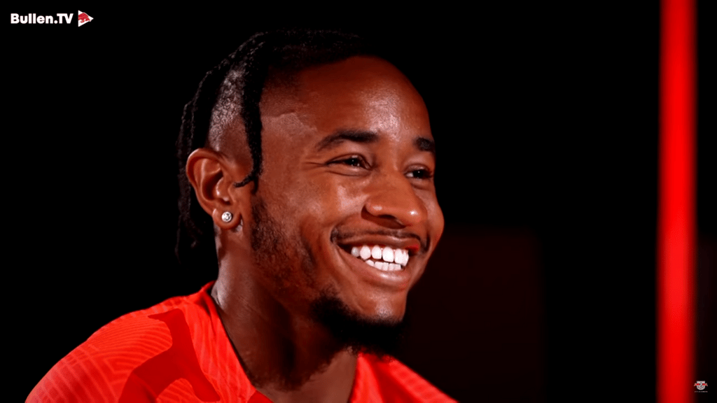 Christopher Nkunku kommentiert seine zahlreiche Toraktionen.
